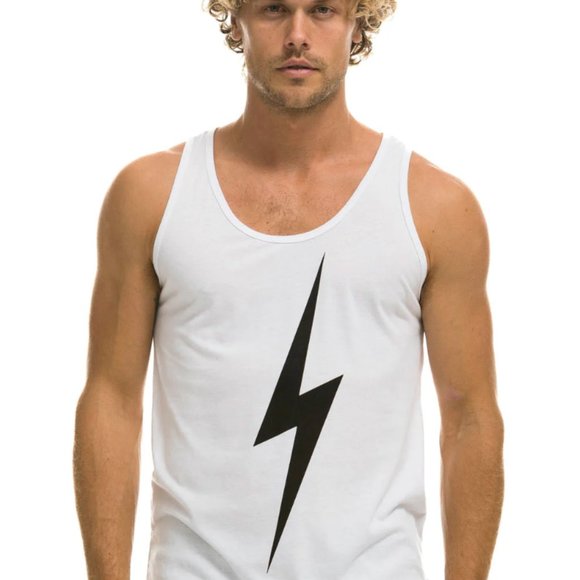 Aviator Nation Other - NWT Aviator Nation Unisex 2022 Bolt Signature Logo Tank Top Vintage White ⚡️